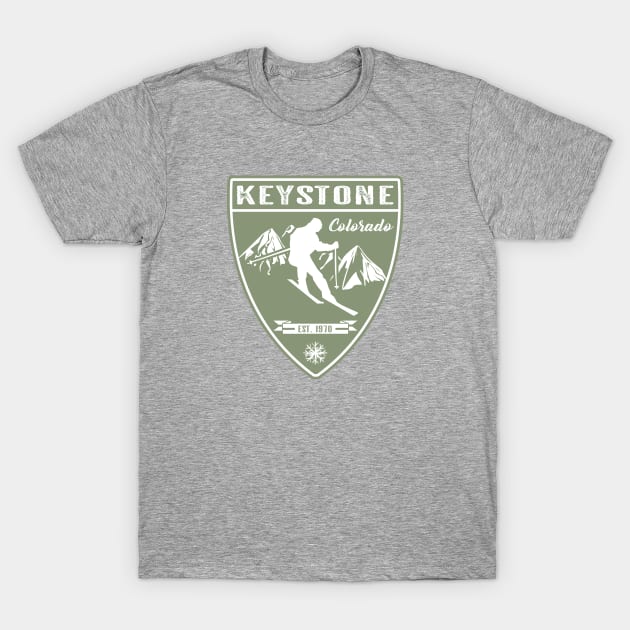 Keystone Colorado T-Shirt by Jared S Davies